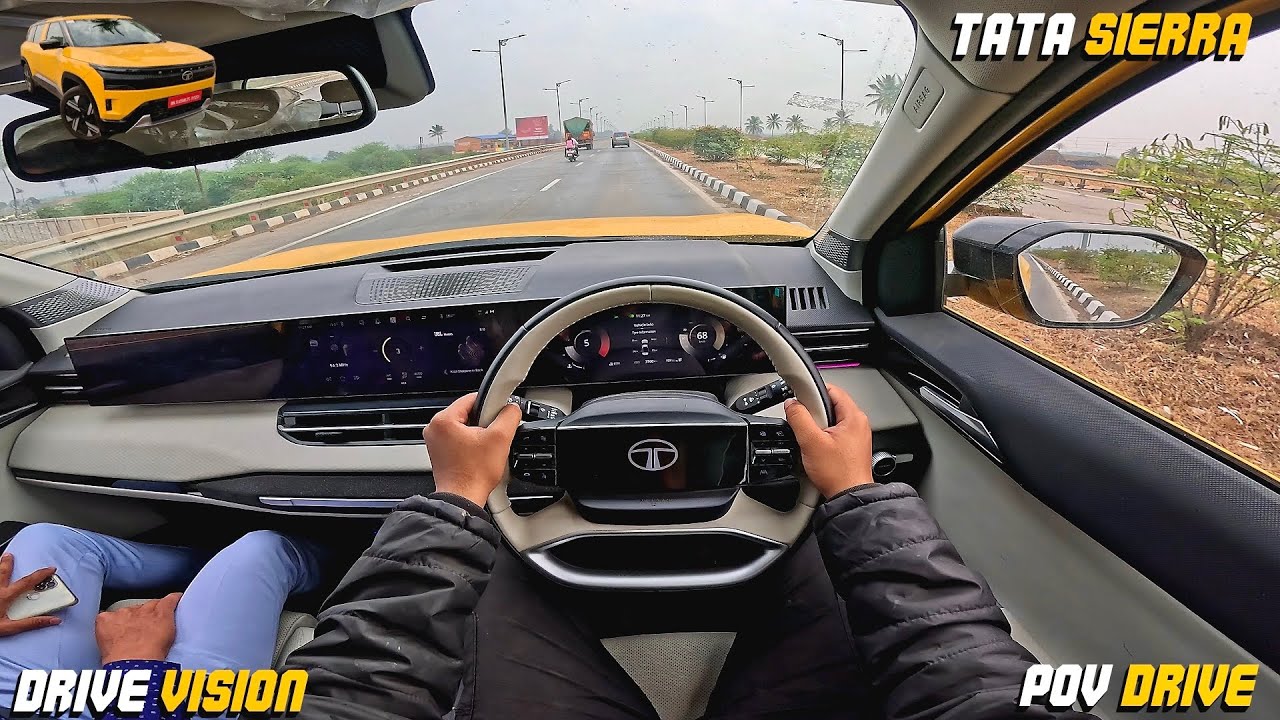 TATA SIERRA : POV DRIVE | The Best Indian SUV Drive Experience | #tata #sierra #povdrive #asmr 