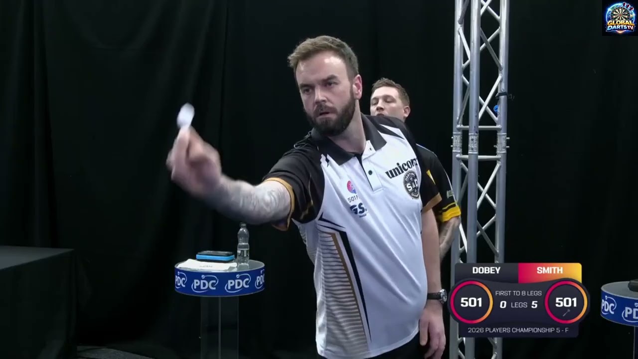 Chris Dobey vs Ross Smith Players Championship 5 - Final