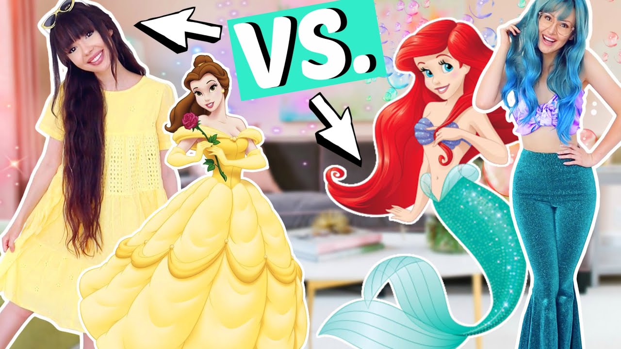 Disney Prinzessinnen im Reallife 👑 Arielle & Belle | ViktoriaSarina