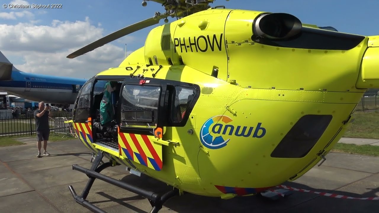 🚁 Waddenhelikopter PH-HOW Airbus H145 ''Rescue Heroes'' at Aviodrome (20-08-2022)