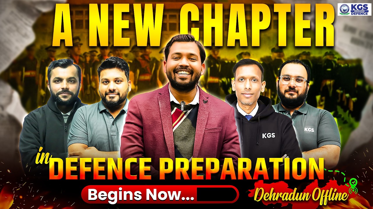 A New Chapter in Defence Preparation | Begins Now... Dehradun Offline | KGS Defence Dehradun