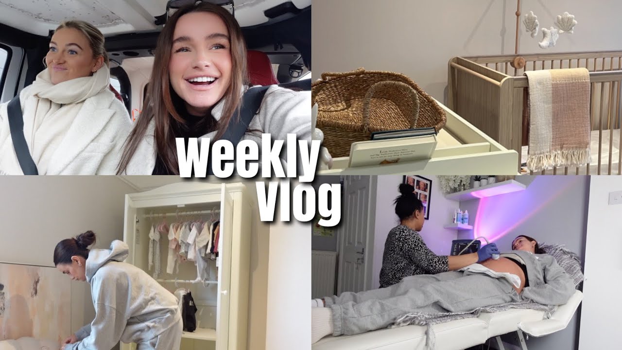 Final scan, starting the nursery & baby shower prep!! Weekly Vlog