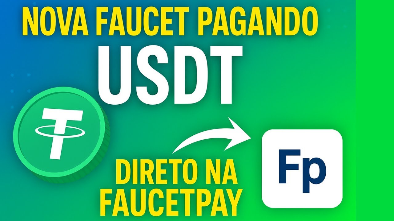 🚀 Nova Faucet PAGANDO USDT Direto na FaucetPay (100% Gr&aacute;tis + Prova de Pagamento)