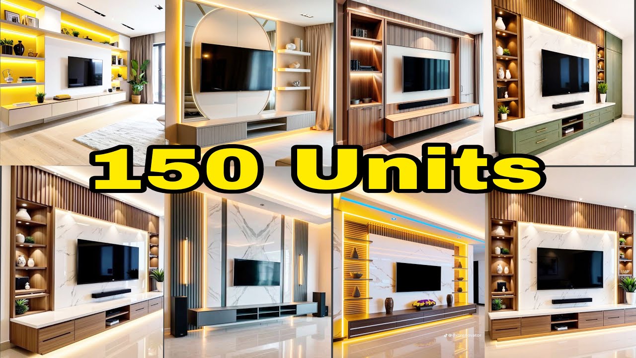 150+ Stylish TV Wall Unit Designs 2026 | Modern Living Room Entertainment Center Ideas ✨