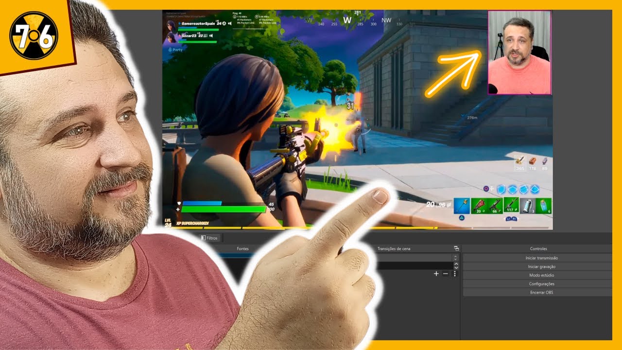 Como Gravar Vídeos de Programas e Jogos no OBS STUDIO - Cenas e Fontes Fácil