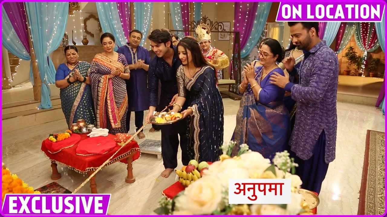 Anupamaa|Anupamaa Ne Ki Krishna Ji Ki Aarti, Ansh Prarthana Ne Manayi Pehli Janamashtami|On Location