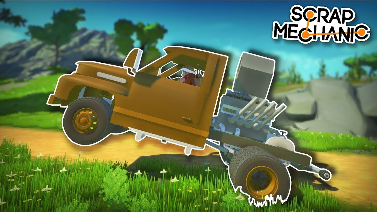 A Wheelie Truck, First Person Rigs, Roller Coaster and MORE! - Scrap Mechanic Viewer Creations!