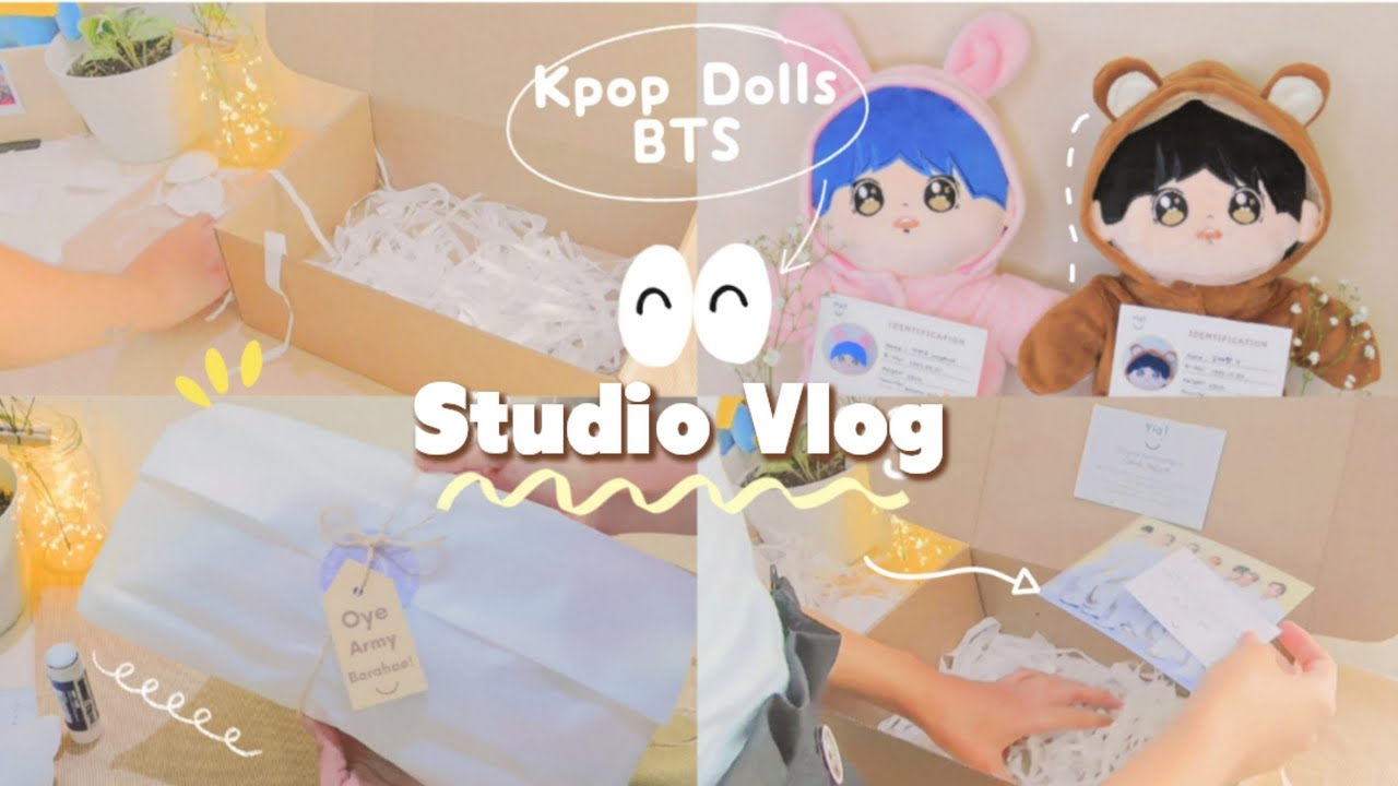 Mi nueva tienda online 🧺✨ de Kpop Dolls ~ empacando pedidos, studio vlog 1