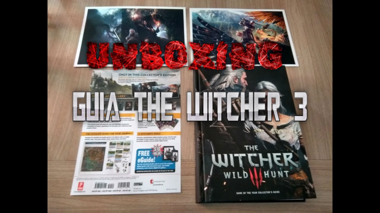 Unboxing | Guía coleccionista The Witcher 3