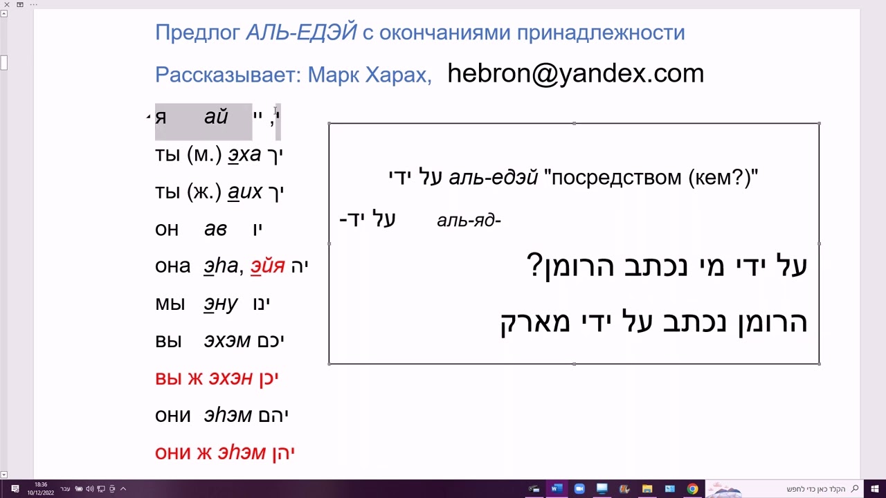 1541. Как сказать на иврите 