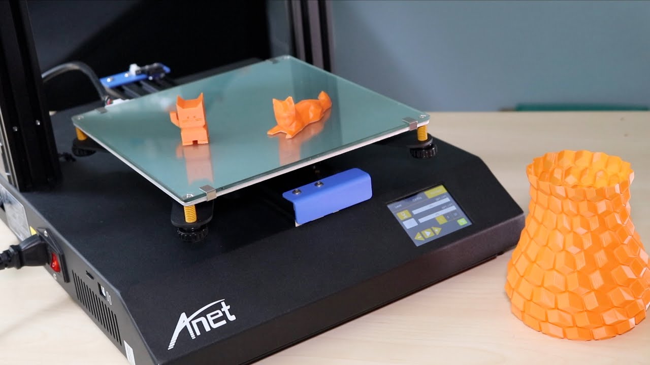 First Prints and Thoughts on the Anet ET4X / A DIY 3D Printer kit under $200!
