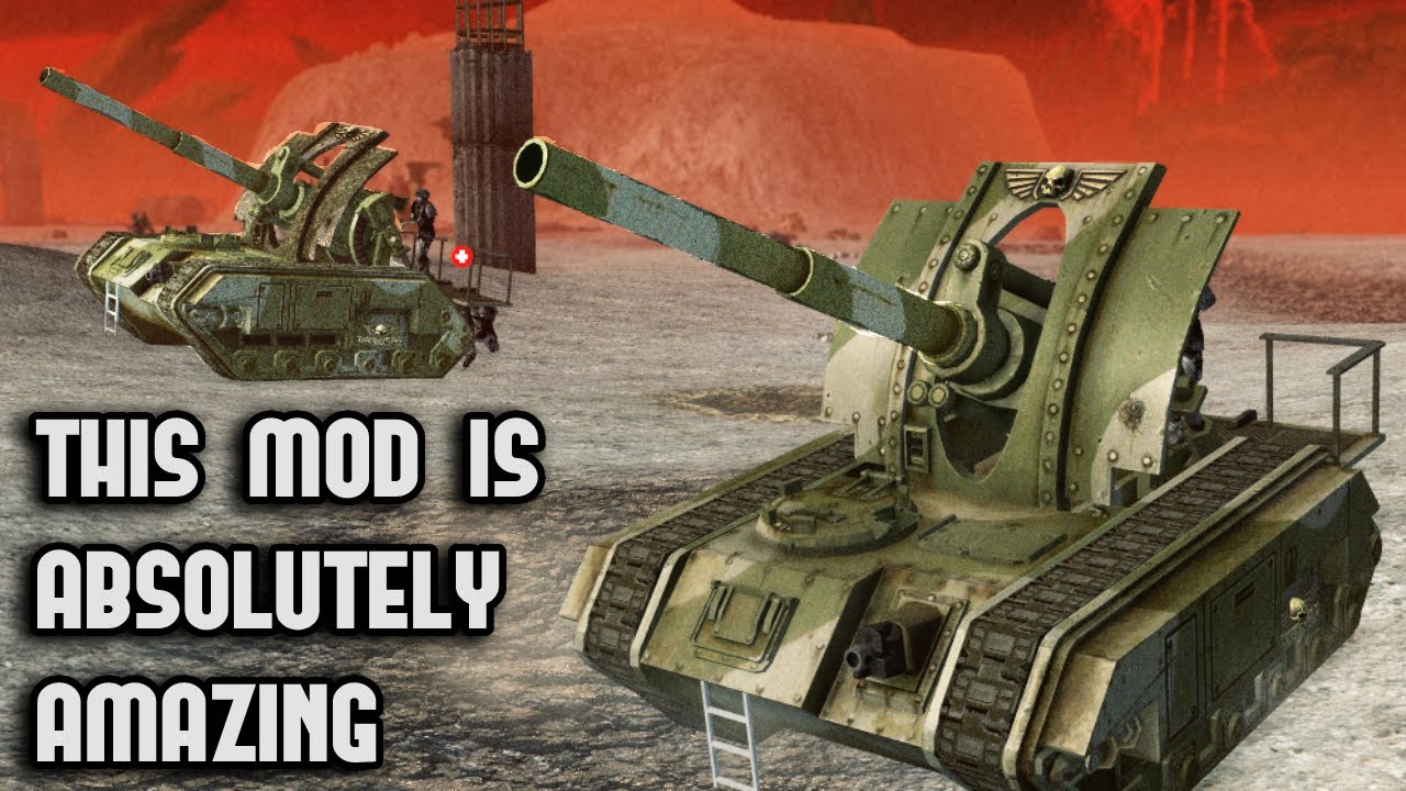 Imperial Guard vs Tau Empire | Cinematic Battle - Men of War: Warhammer 40K Mod