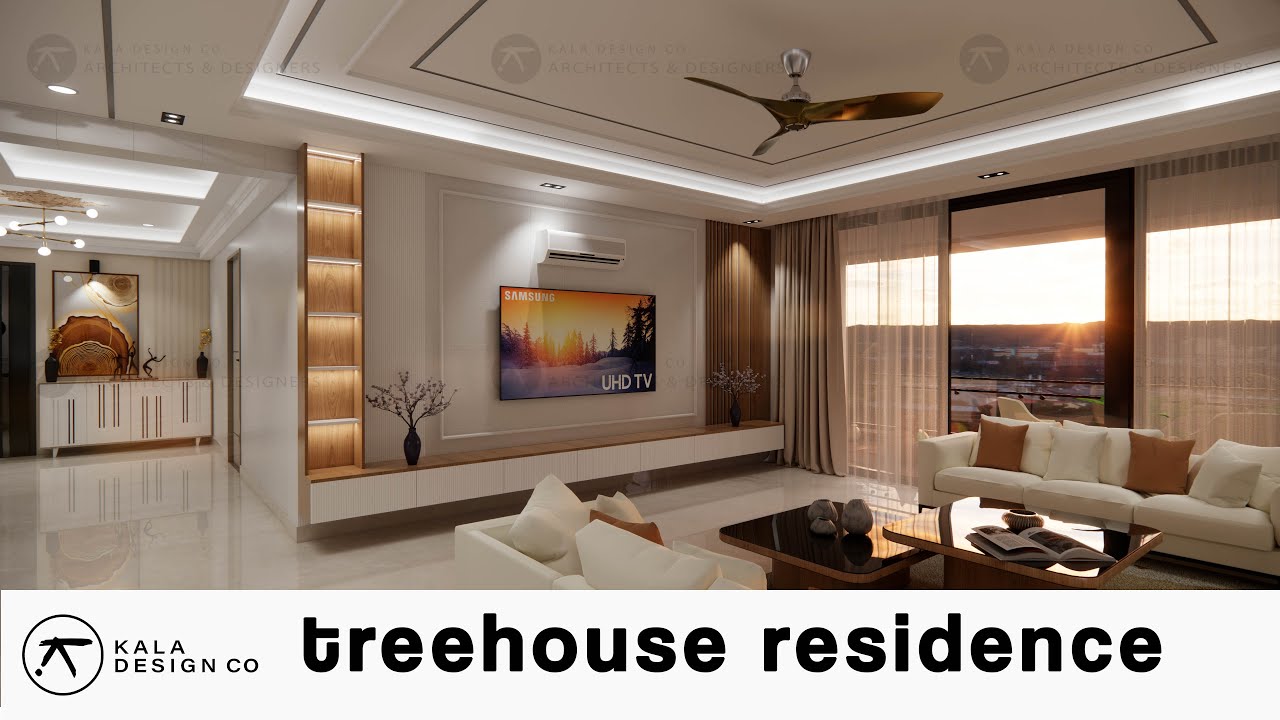 Minimalist Modern 4BHK Apartment | 3D Interior Walkthrough | Ashiana Treehouse, Bhiwadi