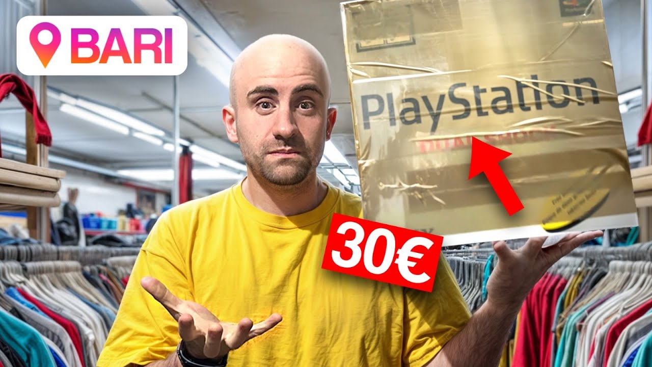 A CACCIA d’AFFARI nei MERCATINI dell'USATO di BARI 🛒 trovo una Playstation 1 ridotta VERAMENTE MALE!