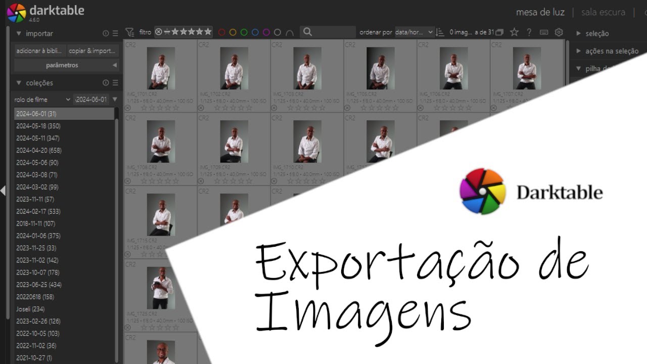 Curso de Darktable - Exportação de Imagens (Aula 12)