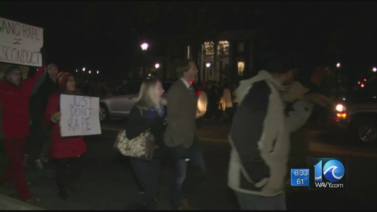 Uva faculty protested against unpunished sexual assault on campus