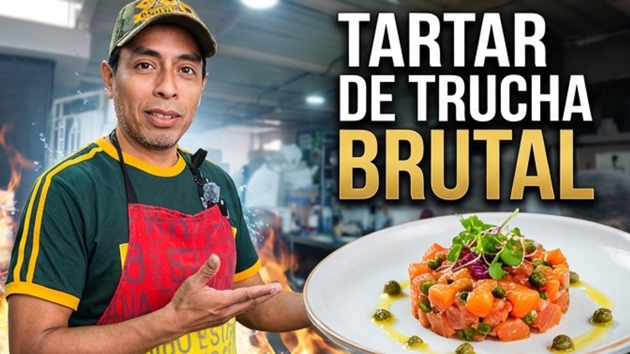 Tartar de trucha perfecto: el truco del brillo (Perú)