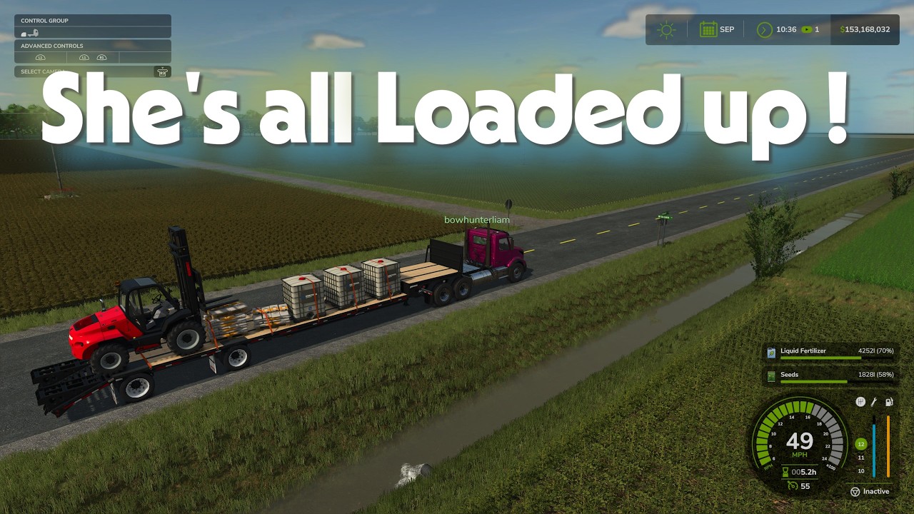 We ran out of supplies!! Now what!! Time for some big rig hauling, Lets do this..