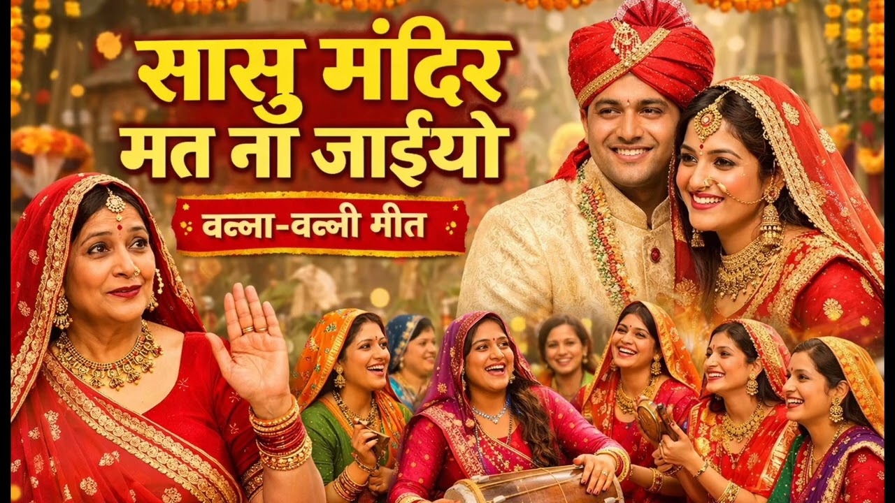 Sasu Mandir Mat Na Jaiyo | बन्ना बन्नी गीत | Rajasthani Wedding Song | manglik geet | Rakesh khudia 