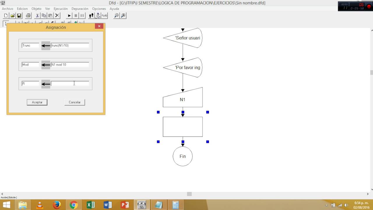 Invertir un  número de 2 cifras en DFD | Curso DFD | Video #5