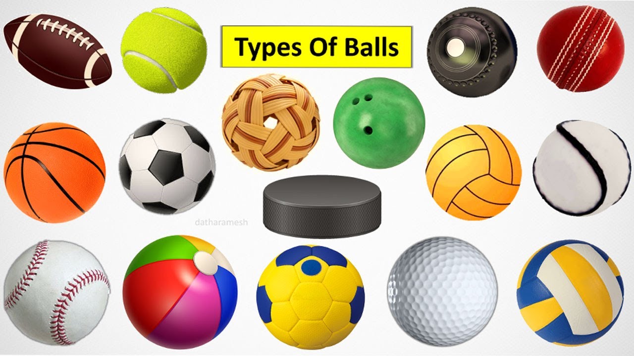 Types Of Balls | Different Types Of Ball With Pictures