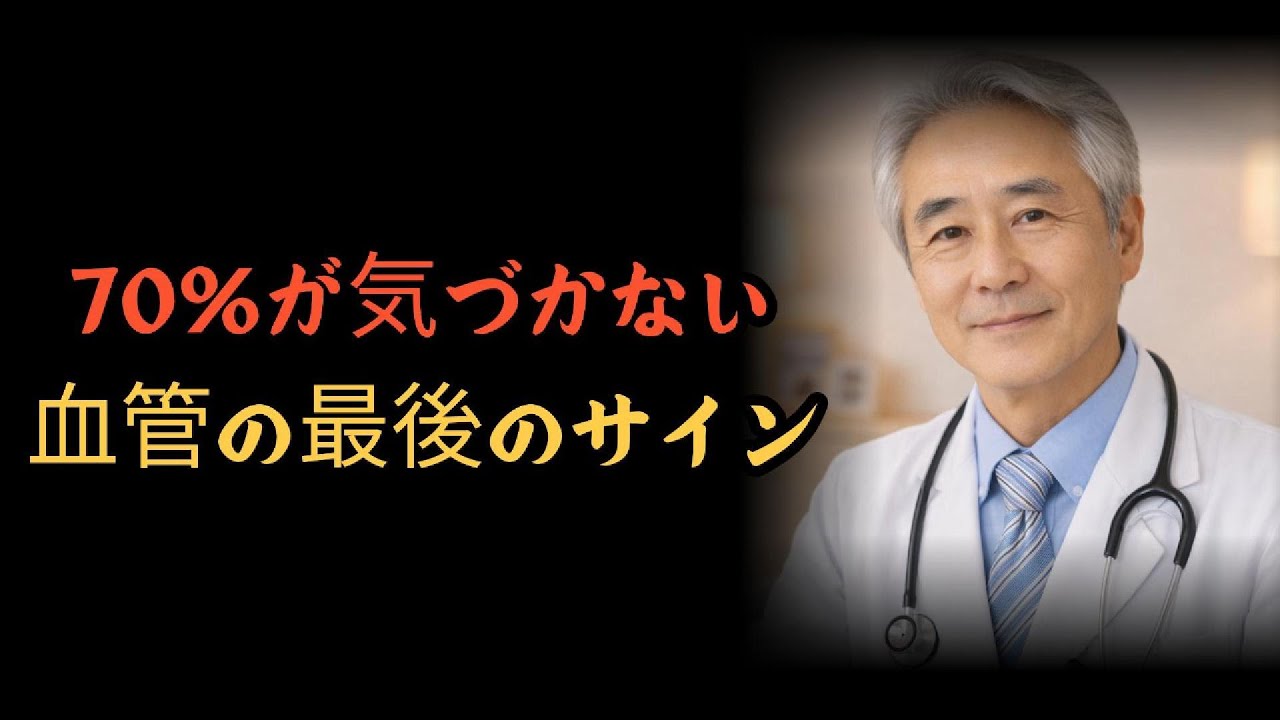 70%詰まっても気づきません｜血管が送る最後のサイン3つ【内科専門医が解説】