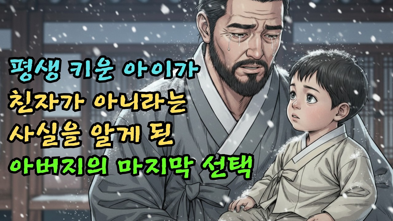 평생 키운 아이가 친자가 아니라는 사실을 알게 된 아버지의 마지막 선택| 야담 | 민담 | 전설 | 옛날이야기