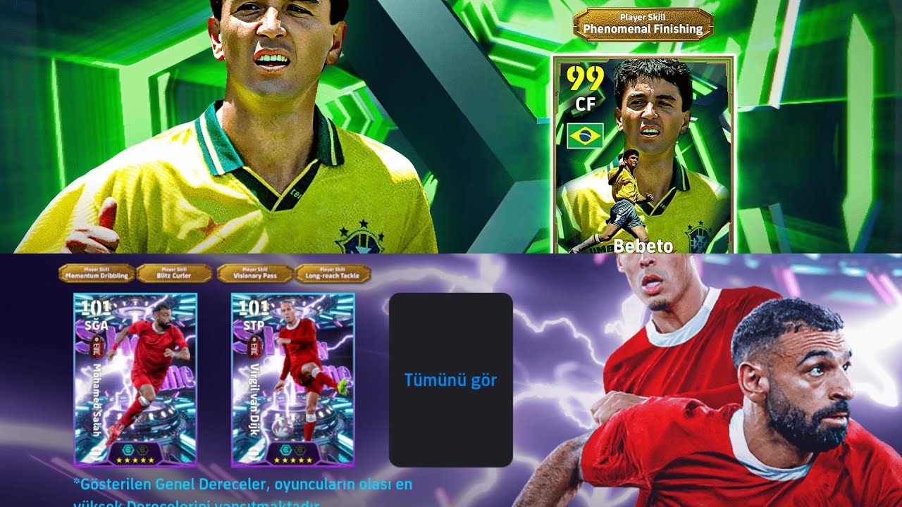 🚨🔥Salah, Van dijk ve Bebeto gelene kadar top açılımı!