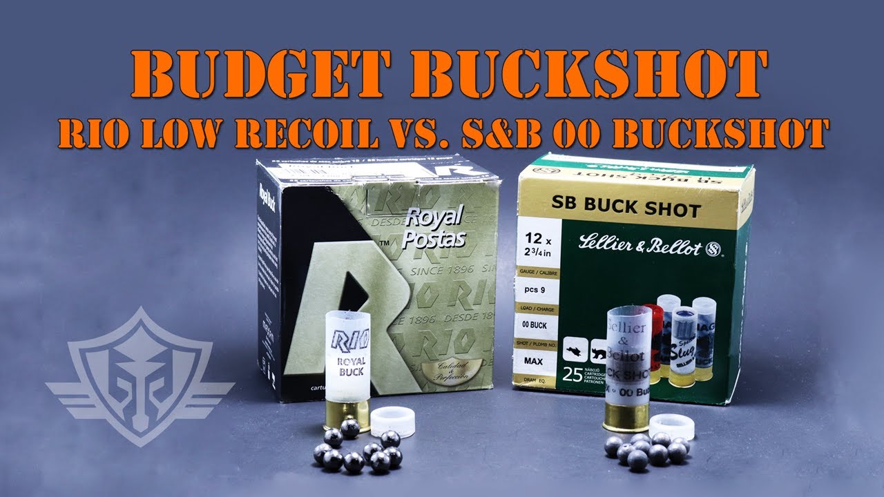 Обзор бюджетной картечи: Rio Royal Buck «Low Recoil» против Sellier & Bellot [S&B] 00 2-3/4” 9-Pe...