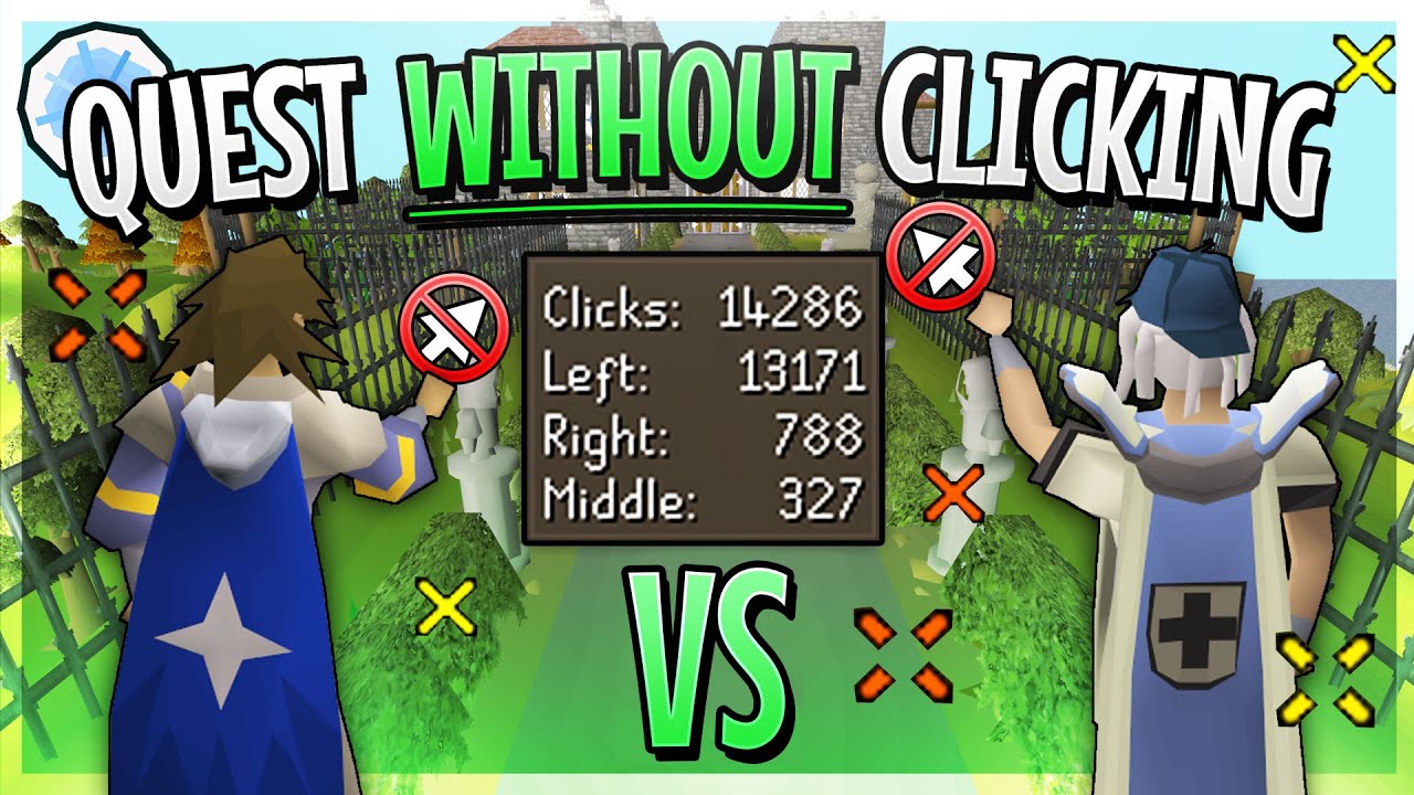 Complete Quests Without Clicking | OSRS Challenges Episode 173