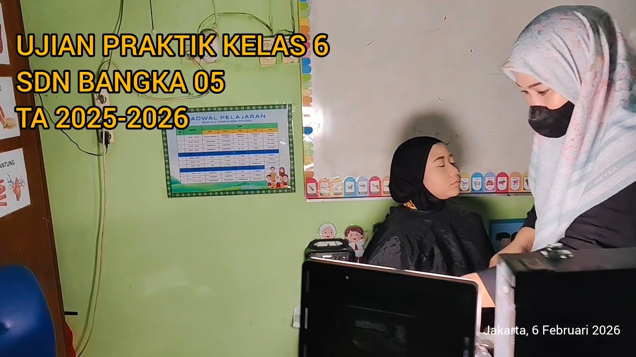 DOKUMENTASI UJIAN PRAKTIK KELAS VI - TARI KREASI - SDN BANGKA 05 TAHUN AJARAN 2025/2026