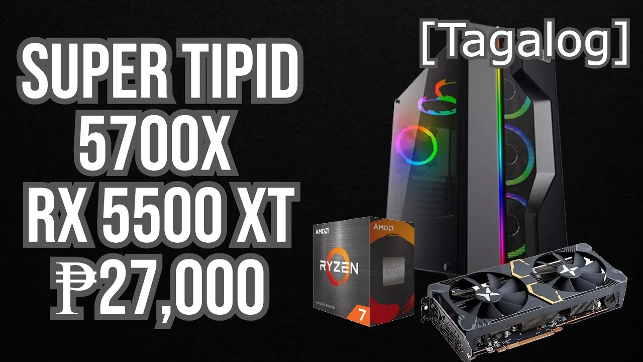 Budget Ryzen 7 5700X PC Build – Total ₱27,000 for 1080p Gaming