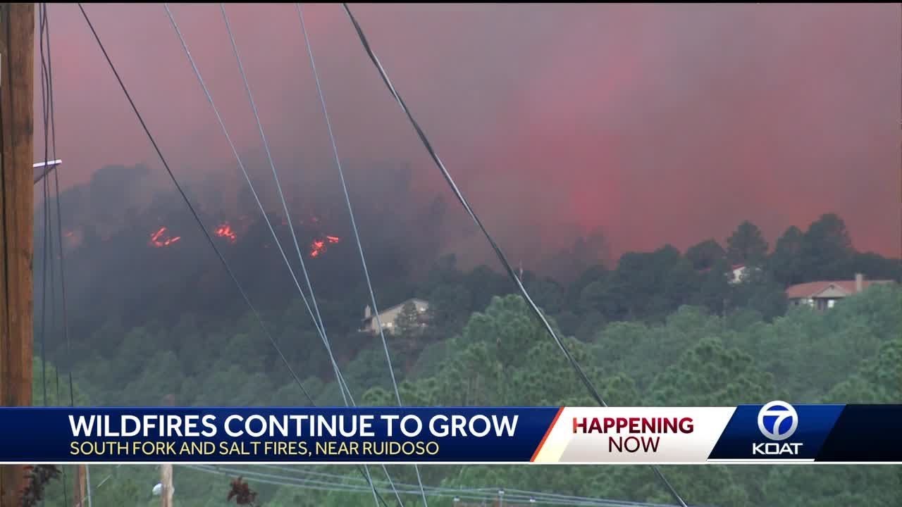 2 dead as South Fork and Salt Fires continue in New Mexico