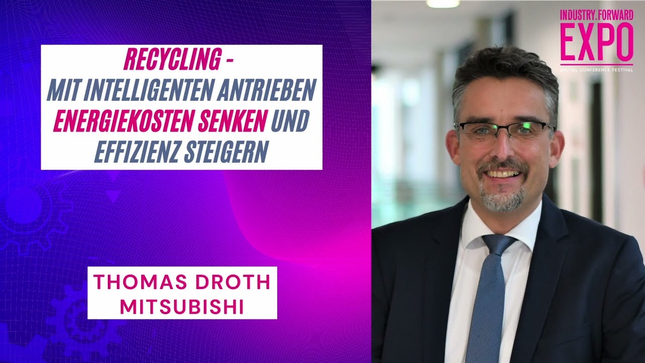 Recycling - Mit intelligenten Antrieben Energiekosten senken und Effizienz steigern