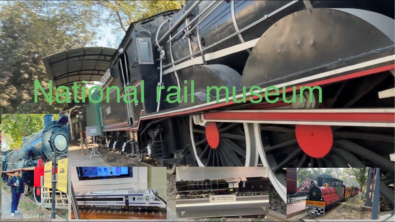 🚆 Inside National Rail Museum Delhi | India’s Train History 😲