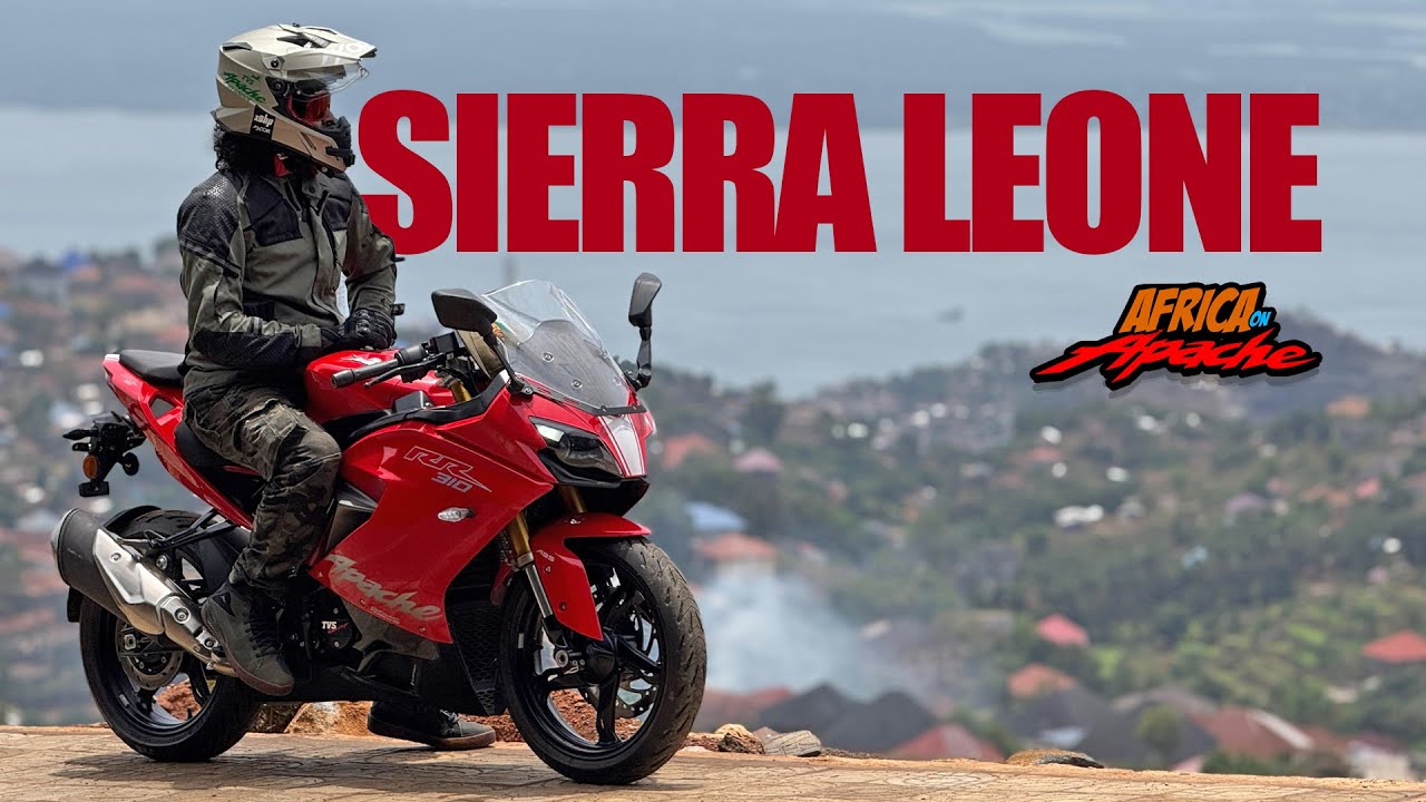 The world's roundest country : Sierra Leone Ft. TVS Apache RR310 !