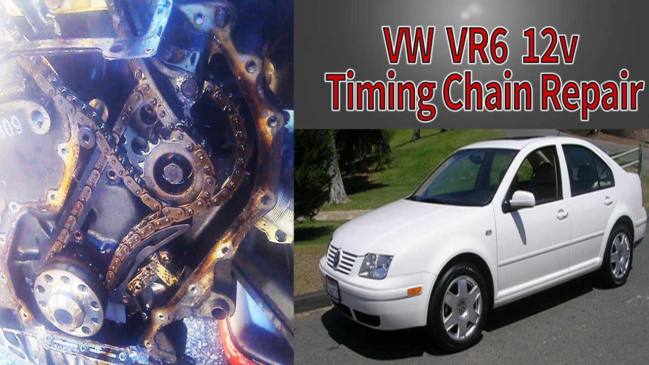 VW VR6 Timing Chain Repair - Start to Finish - Jetta Golf 2.8L 12v