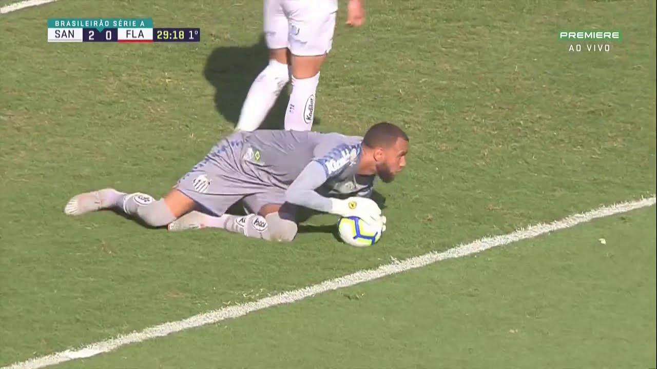 Santos 4 x 0 Flamengo - Melhores Momentos - COMPLETO -  Brasileirão 2019
