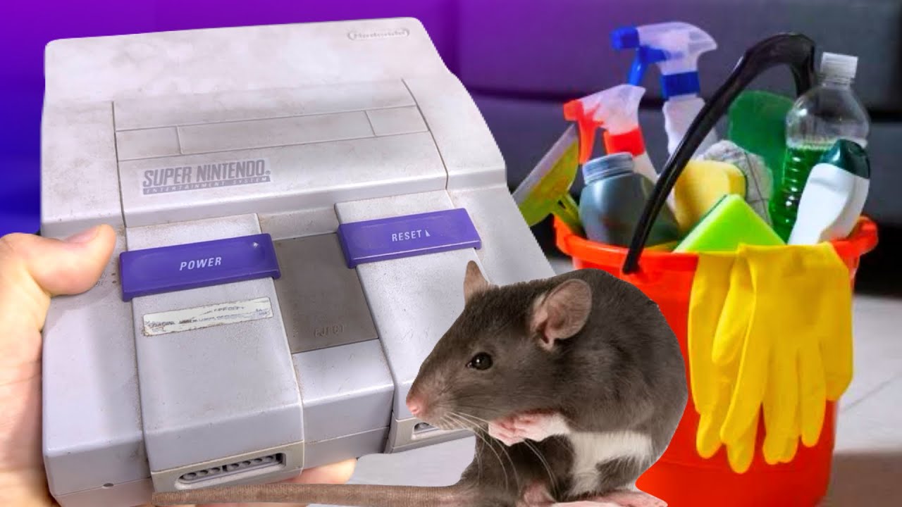 Limpeza completa no seu Super Nintendo da Febre do rato 🐀