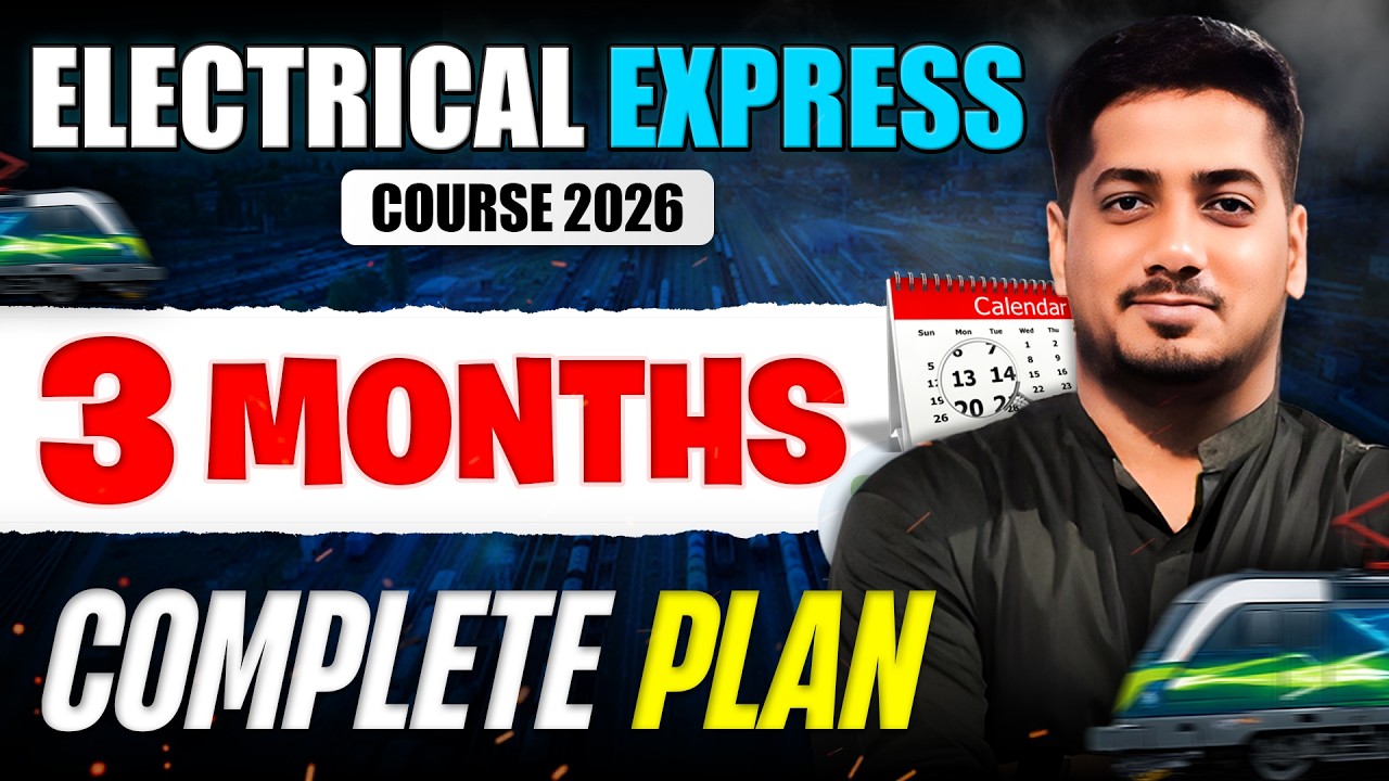 3 Months RoadMap for 2026 | RRB JE | RRB ALP CBT 2 | SSC JE 2026 #rrb #sscje #rrbje #rishabhsir