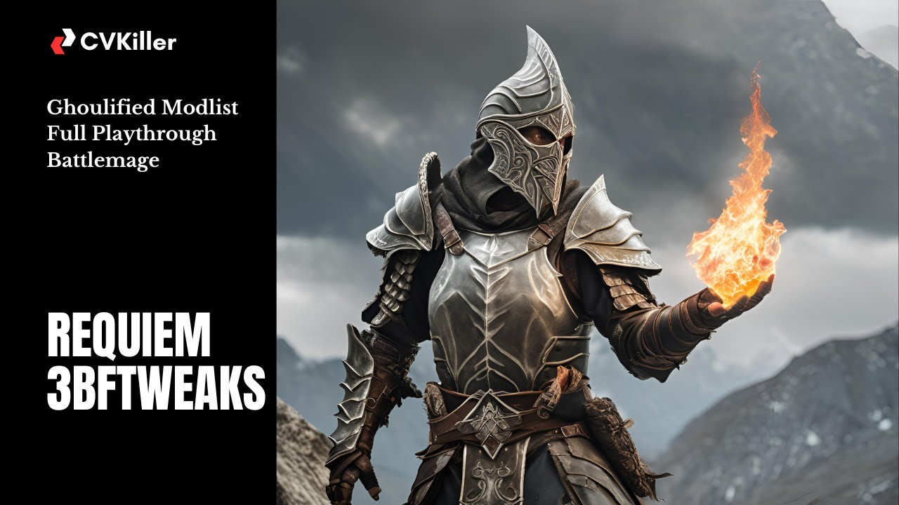 Revamped Skyrim: Full playthrough Battlemage, sfter  some mods install