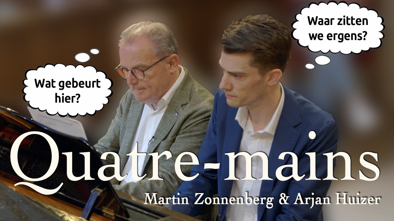 🤩 Samen op de vleugel met Martin Zonnenberg en Arjan Huizer 🎶 Quatre-mains in Parijs 🇫🇷