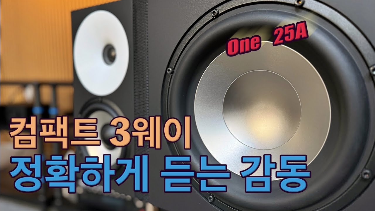 전기만 꽂으면 완성되는 핀란드식 고탄력 고정밀 사운드 '앰피온' One 25A