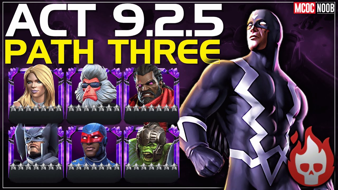 SCOURGE Path in MCOC Act 9.2.5: How to Defeat the Blackbolt Boss!