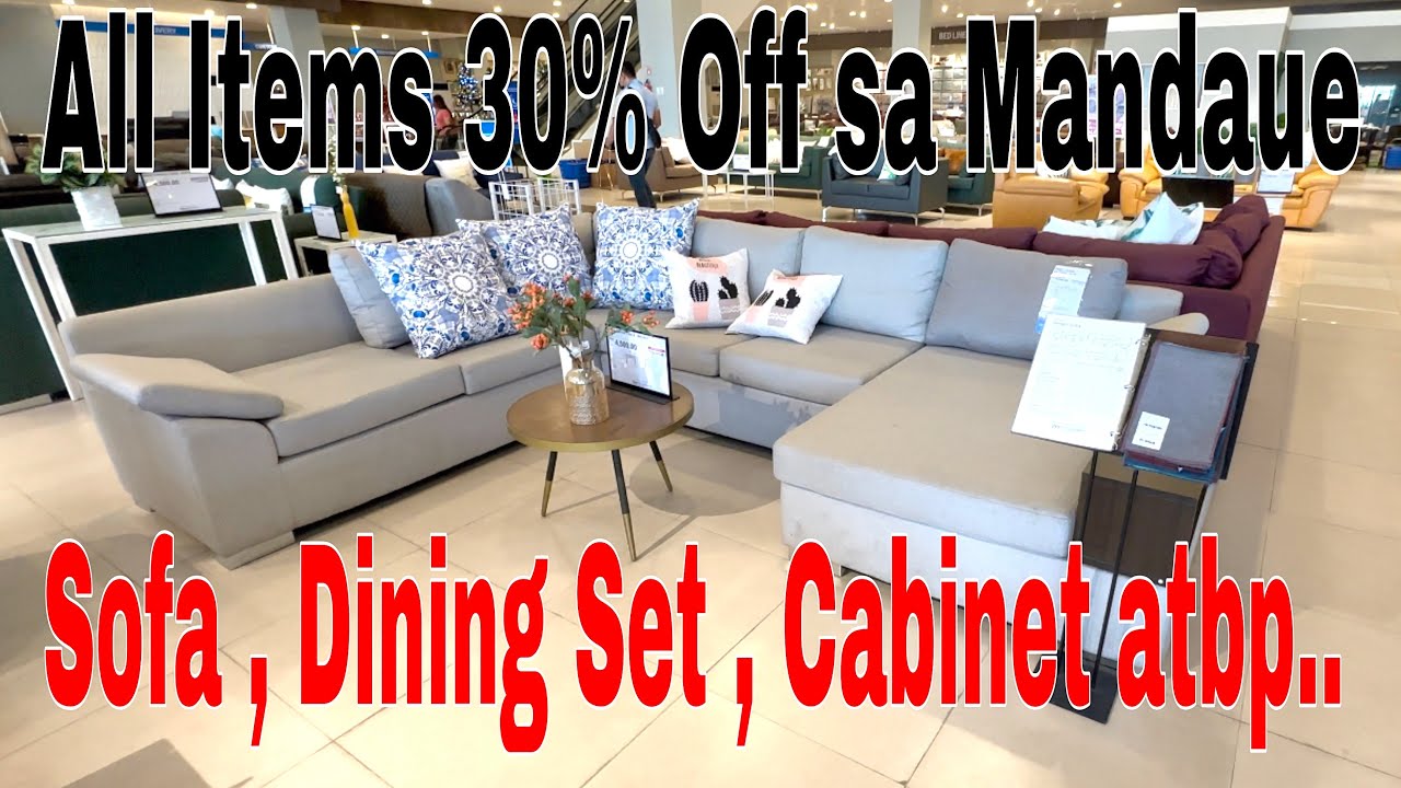 30% off all items ang mga Home Furniture sa Mandaue Foam / sulit finds