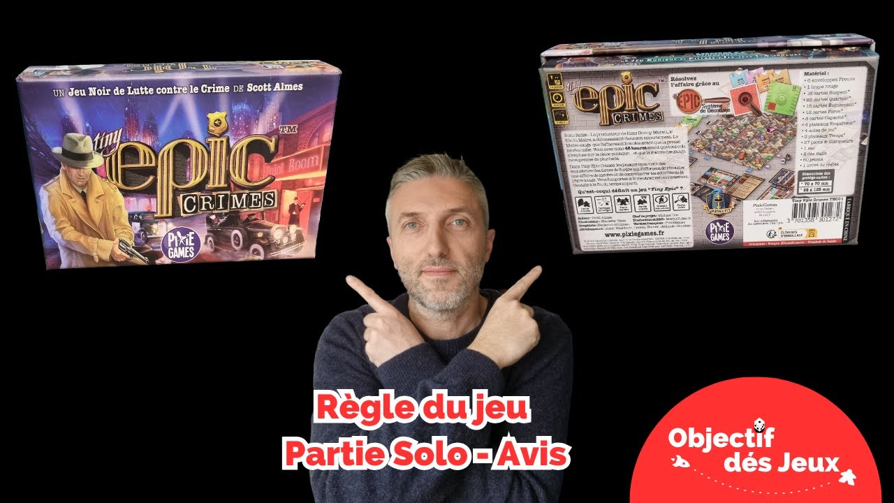 Tiny Epic Crimes. Détective amateur ? Ce jeu est pour toi !