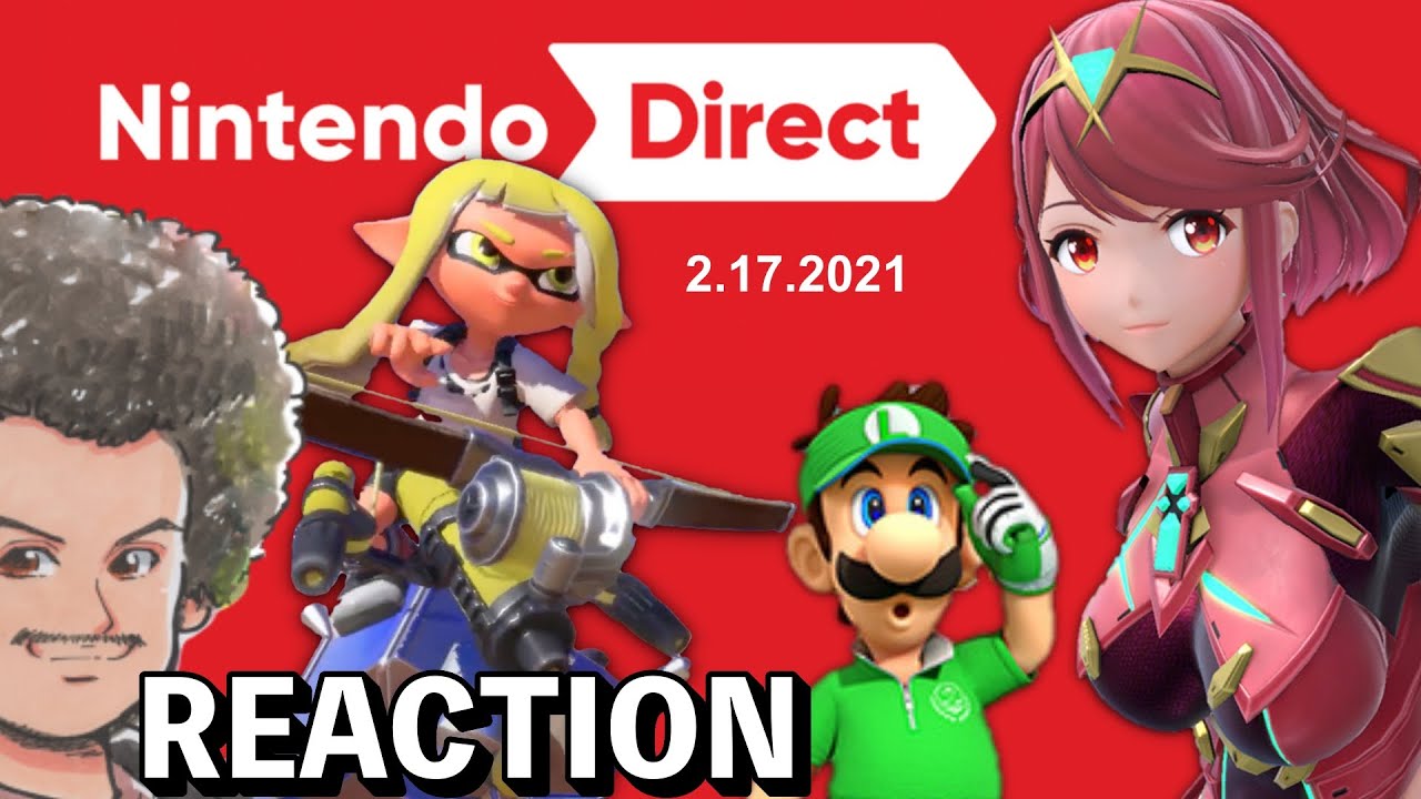 Pyra, Mario Golf, SPLATOON 3?!! | Nintendo Direct FULL Reaction (2.17.2021)
