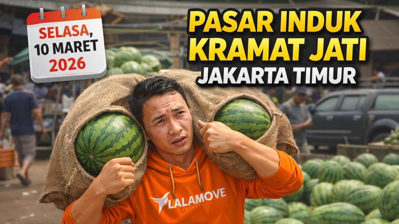 #LALAMOVE MENGIRIM PARSEL LEBARAN KE ENAM TITIK DAN PASAR INDUK KRAMAT JATI | Selasa 10 Maret 2026