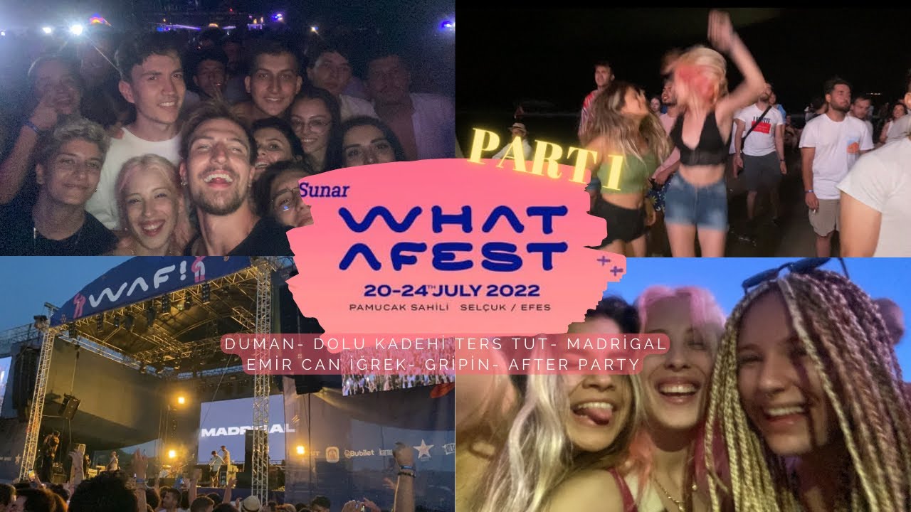 What A Fest Vlog Part1 | Konser, Oyun, After Party, Yeni İnsanlar