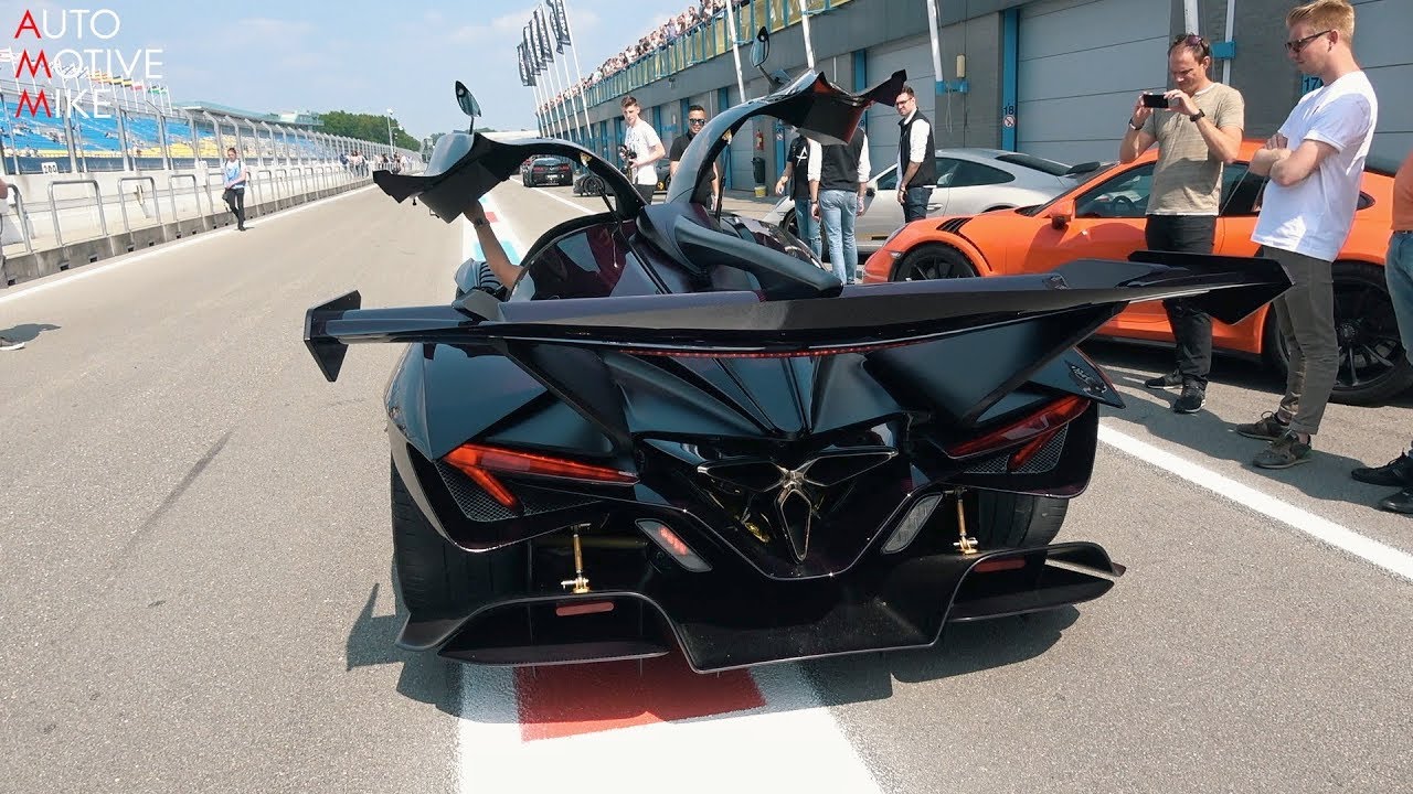 $2.7 million Apollo Intensa Emozione Hypercar - V12 Engine Sound!